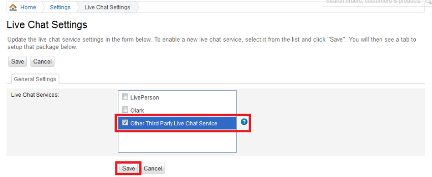 Add live chat to BigCommerce store